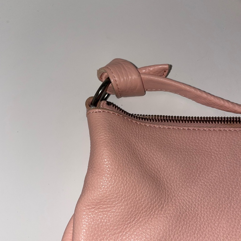 The SAK Leather Handbag Shoulder Bag Purse Pink - Picture 2 of 7